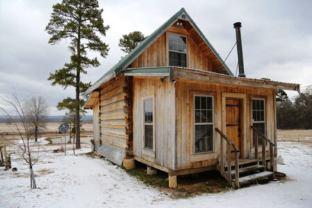 Building a Cabin with a Portable Sawmill Image